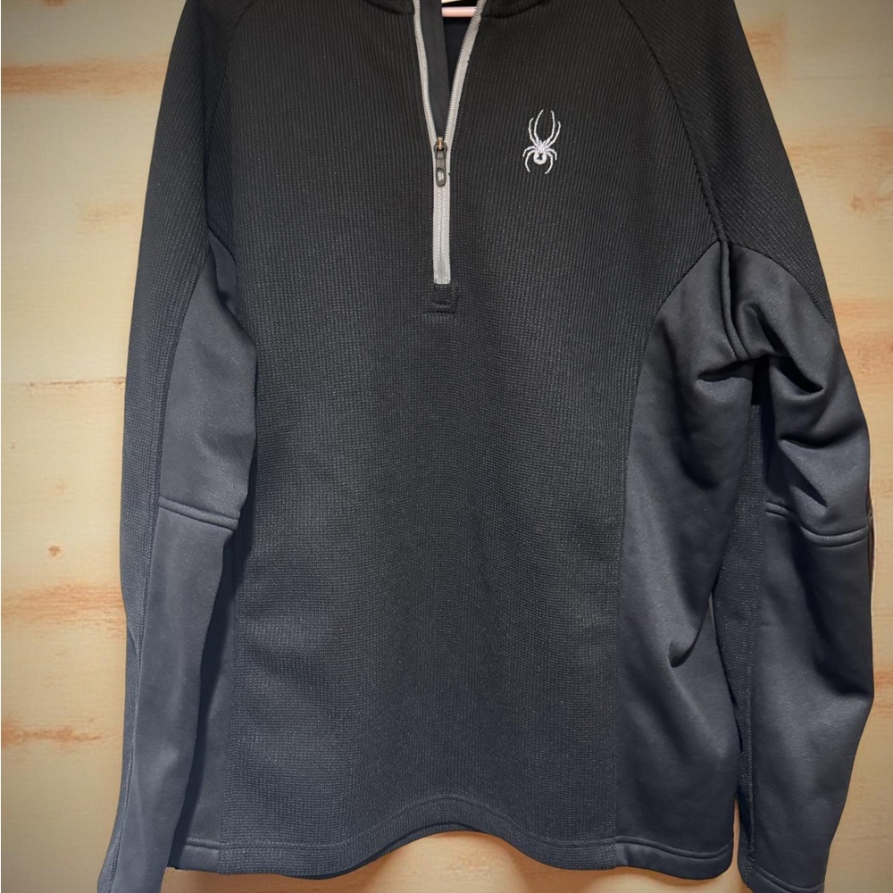 ☃️Spyder Black Pullover with Logo